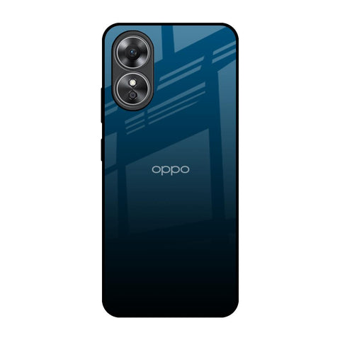 Sailor Blue OPPO A17 Glass Back Cover Online