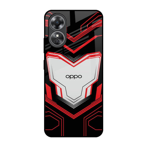 Quantum Suit OPPO A17 Glass Back Cover Online