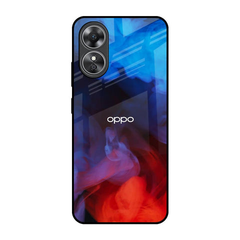 Dim Smoke OPPO A17 Glass Back Cover Online