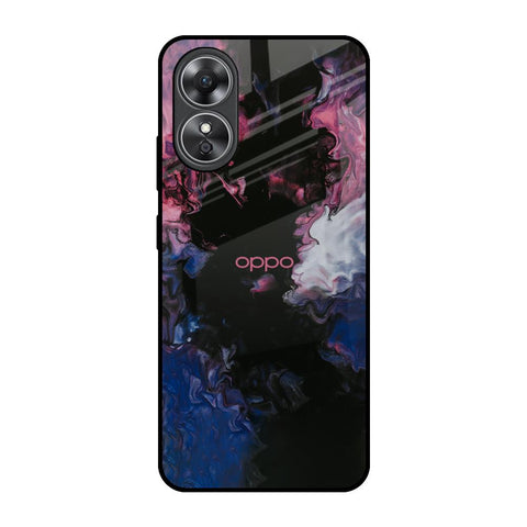 Smudge Brush OPPO A17 Glass Back Cover Online
