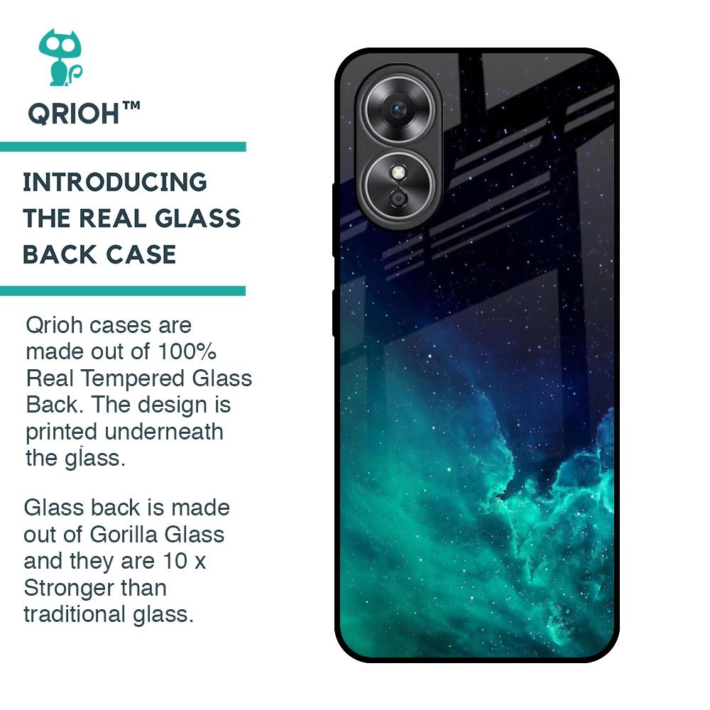 Winter Sky Zone Glass Case For OPPO A17