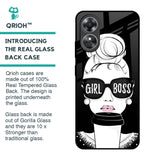 Girl Boss Glass Case For OPPO A17