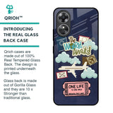 Tour The World Glass Case For OPPO A17