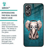 Adorable Baby Elephant Glass Case For OPPO A17