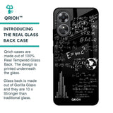 Funny Math Glass Case for OPPO A17