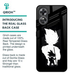 Monochrome Goku Glass Case for OPPO A17