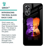 Minimalist Anime Glass Case for OPPO A17