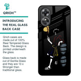 Luffy Line Art Glass Case for OPPO A17