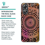 Floral Mandala Glass Case for OPPO A17