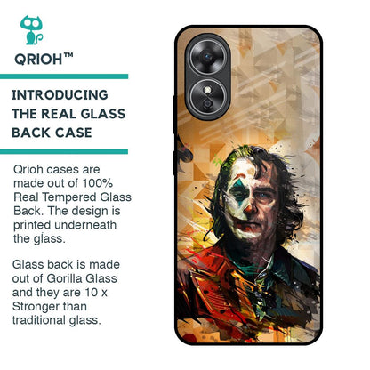 Psycho Villain Glass Case for OPPO A17
