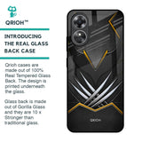 Black Warrior Glass Case for OPPO A17