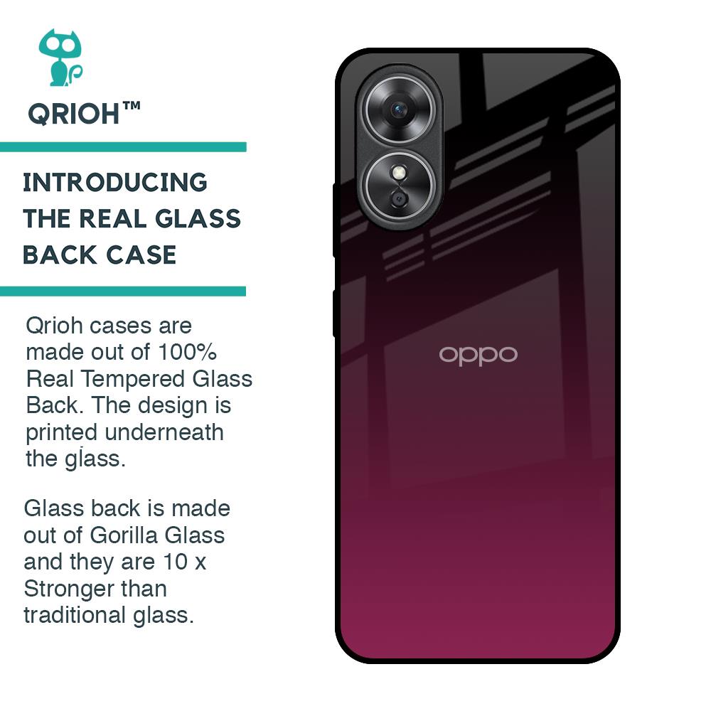 Wisconsin Wine Glass Case For OPPO A17