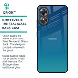 Celestial Blue Glass Case For OPPO A17