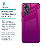 Magenta Gradient Glass Case For OPPO A17