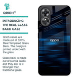 Blue Rough Abstract Glass Case for OPPO A17