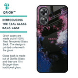 Smudge Brush Glass case for OPPO A17