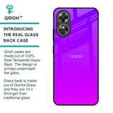 Purple Pink Glass Case for OPPO A17