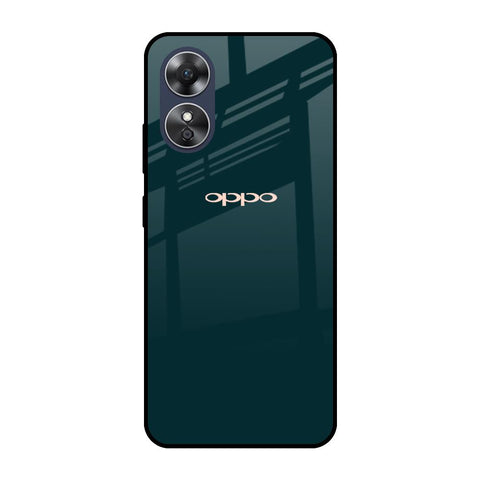 Hunter Green OPPO A17 Glass Cases & Covers Online