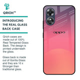 Sunset Orange Glass Case for OPPO A17