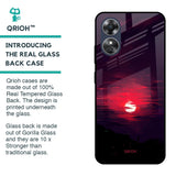 Morning Red Sky Glass Case For OPPO A17