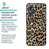 Leopard Seamless Glass Case For OPPO A17