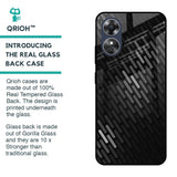 Dark Abstract Pattern Glass Case For OPPO A17