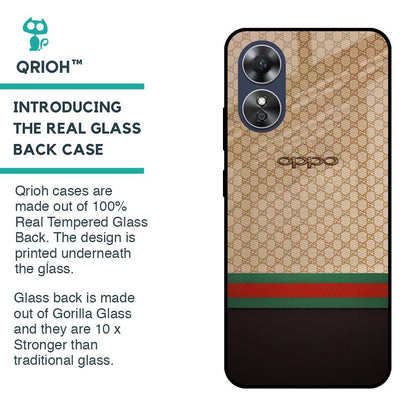High End Fashion Glass case for OPPO A17