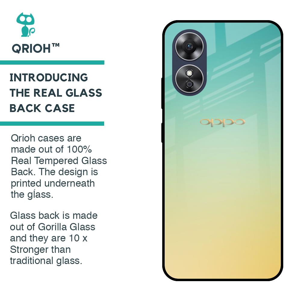 Cool Breeze Glass case for OPPO A17