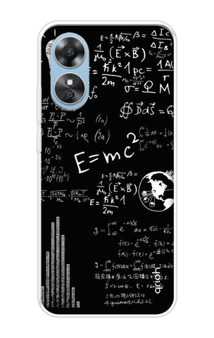 Equation Doodle Oppo A17 Back Cover