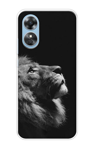 Lion Looking to Sky Oppo A17 Back Cover