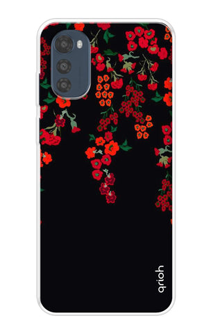 Floral Deco Motorola e32s Back Cover