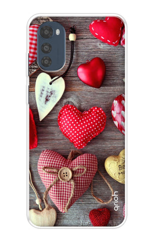 Valentine Hearts Motorola e32s Back Cover