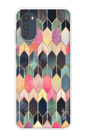 Shimmery Pattern Motorola e32s Back Cover