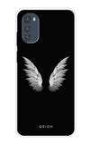 White Angel Wings Motorola e32s Back Cover