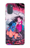 Radha Krishna Art Motorola e32s Back Cover