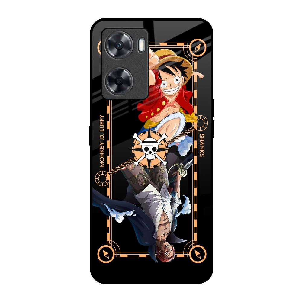 Shanks & Luffy OnePlus Nord N20 SE Glass Back Cover Online