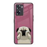 Funny Pug Face OnePlus Nord N20 SE Glass Back Cover Online