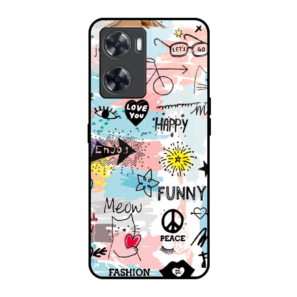 Just For You OnePlus Nord N20 SE Glass Back Cover Online