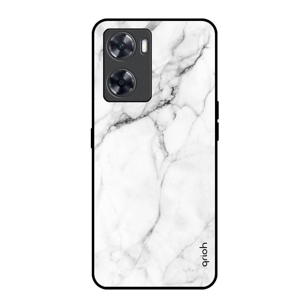 Modern White Marble OnePlus Nord N20 SE Glass Back Cover Online