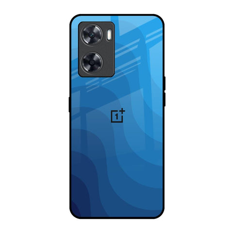 Blue Wave Abstract OnePlus Nord N20 SE Glass Back Cover Online