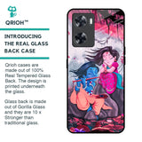 Radha Krishna Art Glass Case for OnePlus Nord N20 SE