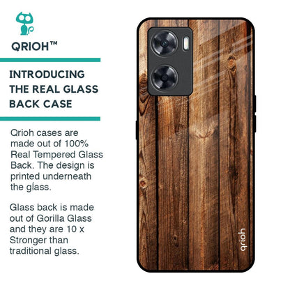 Timber Printed Glass Case for OnePlus Nord N20 SE