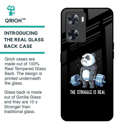Real Struggle Glass Case for OnePlus Nord N20 SE