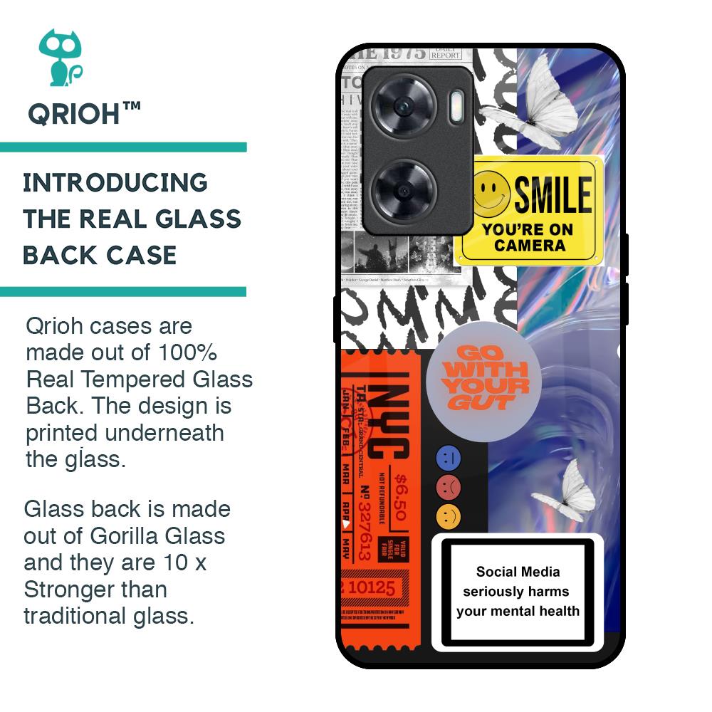 Smile for Camera Glass Case for OnePlus Nord N20 SE