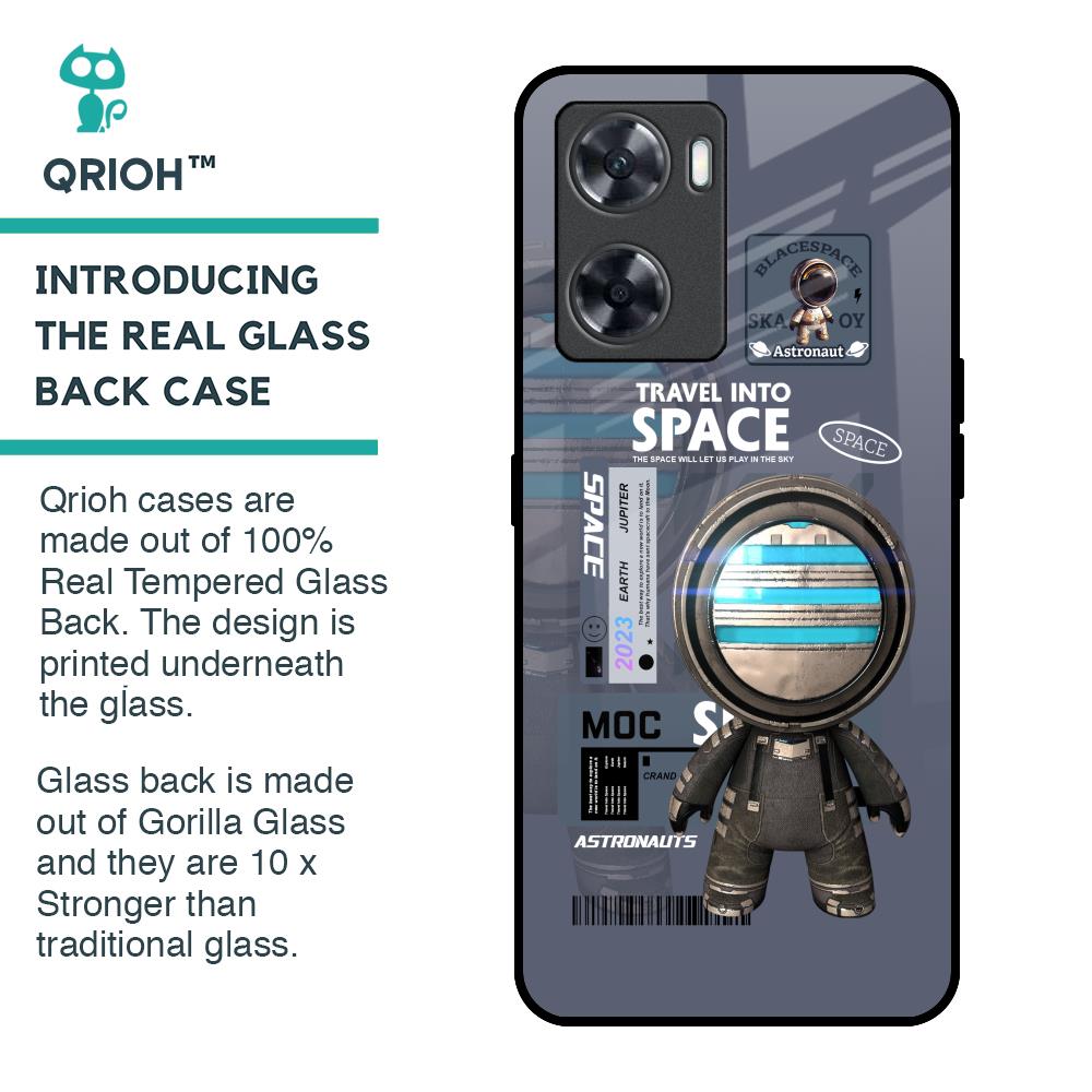 Space Travel Glass Case for OnePlus Nord N20 SE