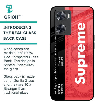 Supreme Ticket Glass Case for OnePlus Nord N20 SE