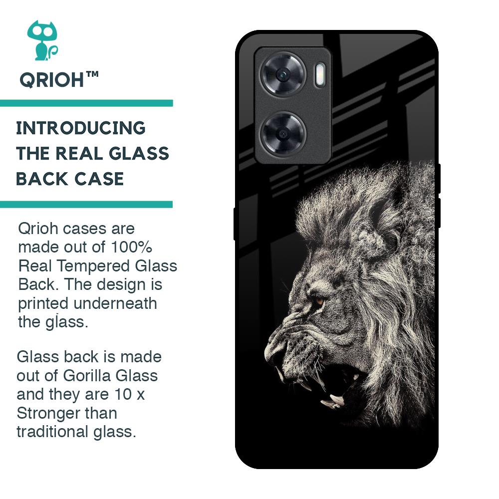 Brave Lion Glass Case for OnePlus Nord N20 SE