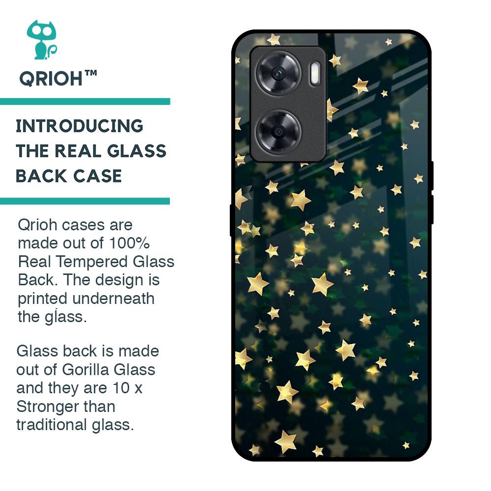 Dazzling Stars Glass Case For OnePlus Nord N20 SE