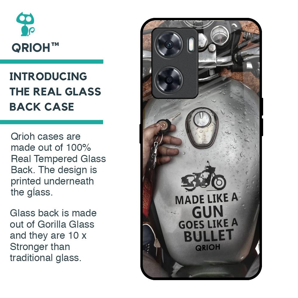 Royal Bike Glass Case for OnePlus Nord N20 SE