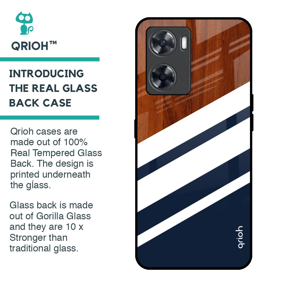 Bold Stripes Glass Case for OnePlus Nord N20 SE